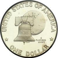 1976-S Eisenhower Dollar. Silver clad. PF - 2