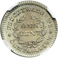 1837 Feuchtwanger New York Cent - 2