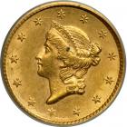 1852 $1 Gold Liberty. PCGS AU58