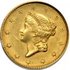 1852 $1 Gold Liberty. PCGS AU55