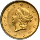 1853 $1 Gold Liberty. PCGS MS62