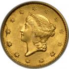 1853 $1 Gold Liberty. PCGS MS62