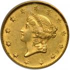 1853 $1 Gold Liberty. PCGS AU55