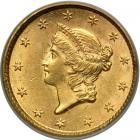 1854 $1 Gold Liberty. PCGS MS61