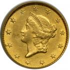 1854 $1 Gold Liberty. PCGS AU55