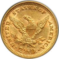 1878 $2.50 Liberty. PCGS AU58 - 2