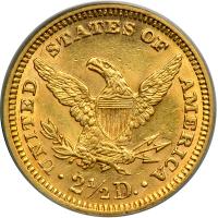 1878 $2.50 Liberty. PCGS AU58 - 2