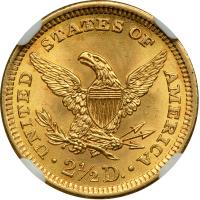 1900 $2.50 Liberty. NGC MS64 - 2