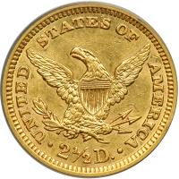 1906 $2.50 Liberty. PCGS AU58 - 2