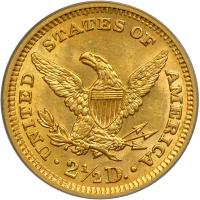 1907 $2.50 Liberty. PCGS AU58 - 2