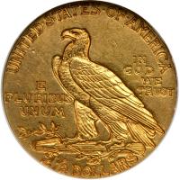 1929 $2.50 Indian. NGC AU58 - 2