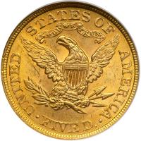 1899 $5 Liberty. NGC MS63 - 2