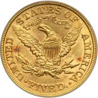 1900 $5 Liberty. PCGS MS62 - 2