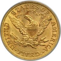 1901 $5 Liberty. PCGS MS61 - 2