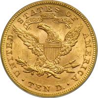 1893 $10 Liberty. PCGS MS62 - 2