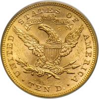 1895 $10 Liberty. PCGS MS61 - 2