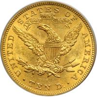 1907 $10 Liberty. PCGS MS62 - 2