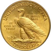 1910 $10 Indian. PCGS MS62 - 2