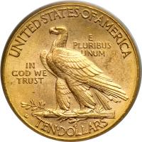 1910-D $10 Indian. PCGS MS62 - 2