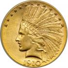 1910-D $10 Indian. PCGS AU58
