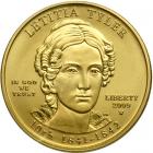 2009-W First Spouse Series Letitia Tyler $10 Gold Coin. ANACS MS70