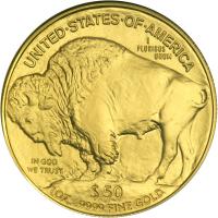 2006 $50 Gold Buffalo. NGC MS70 - 2