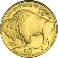 2006 $50 Gold Buffalo. NGC MS70 - 2