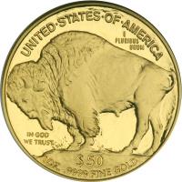 2006-W $50 Gold Buffalo. NGC PF70 - 2