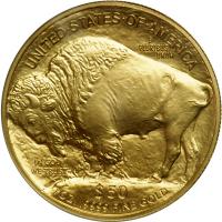 2009 $50 Gold Buffalo. ANACS MS70 - 2