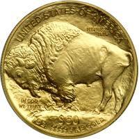 2010 $50 Gold Buffalo. ANACS MS70 - 2