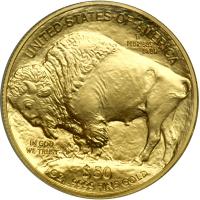 2010 $50 Gold Buffalo. ANACS MS70 - 2