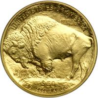 2011 $50 Gold Buffalo. ANACS MS70 - 2