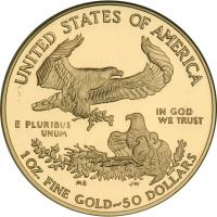 1997-W $50 Gold Eagle. NGC PF70 - 2