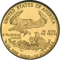 1999-W $10 Gold Eagle. ANACS MS69 - 2