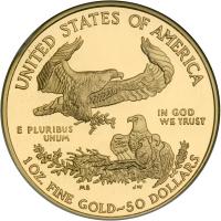 2000-W $50 Gold Eagle. NGC PF70 - 2