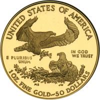 2007-W $50 Gold Eagle Early Releases. NGC PF70 - 2