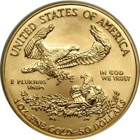 2008 $50 Gold Eagle. ANACS MS70 - 2