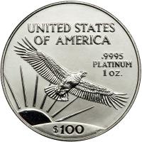 1997 $100.00 (1 oz) American Platinum Eagle - 2