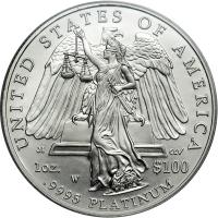 2008-W $100 Platinum Eagle. PCGS MS70 - 2