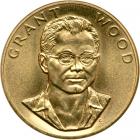 1980 Grant Wood 1 oz Gold Medal. BU