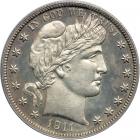 1911 Barber Half Dollar. PCGS PF62