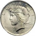 1923 Peace Dollar. NGC MS66