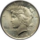 1925 Peace Dollar. PCGS MS66