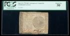 Continental Currency Sept. 26, 1778 $60 Contemporary Counterfeit. PCGS About New 50