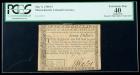 Massachusetts May 5, 1780 $7. PCGS Extremely Fine 40 Apparent