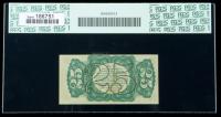 1864, 25&cent; Fractional Currency. Third Issue, green reverse. PCGS Very Choice New 64PPQ - 2