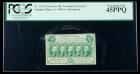 1862, 50&cent; Fractional Currency. First Issue, straight edges, with ABCO monogram. Extremely Fine 45PPQ