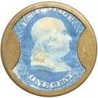 "NORTH AMERICAN LIFE INSURANCE COMPANY" EP-24, HB-188, S-140a, 1&cent; "INSURANCE" in straight line. EF