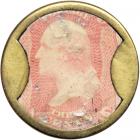 "AYER'S SARSAPARILLA" EP-34A, HB-30, S-15a, 3&cent; Medium AYER'S, Plain frame. Fine