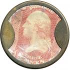 "BROWN'S BRONCHIAL TROCHES" EP-38, HB-63, S-32 3&cent;. Choice VF